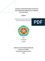 Analisis Penjadwalan Produksi Seragam Dengan Metode Short Processing Time