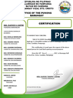 Certificate For Opening Landbank Account