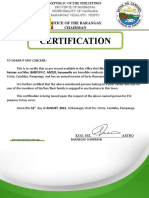 Certificate For Scholars