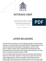 INTERAKSI OBAT FARMAKODINAMIK