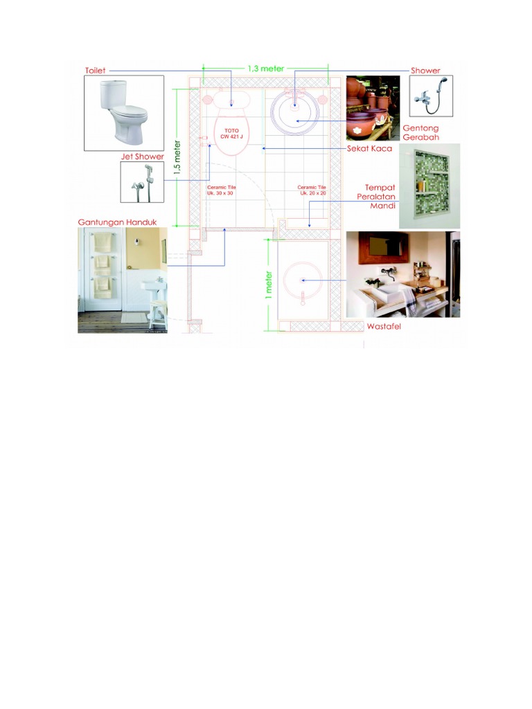 Ukuran Kamar Mandi | PDF