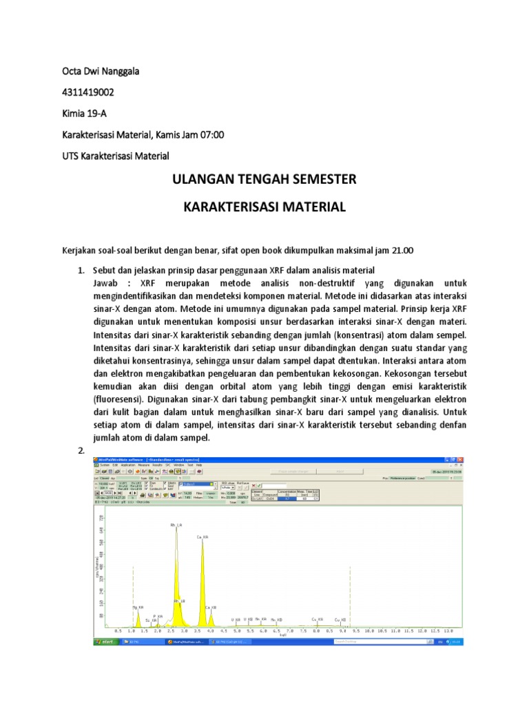 UTS Karakterisasi Material | PDF | Teknologi & Rekayasa