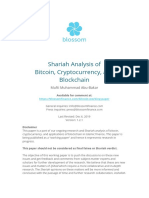 Shariah Analysis of Bitcoin, Cryptocurrency, and Blockchain: Mufti Muhammad Abu-Bakar