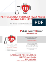 Pertolongan Pertama Pada Kecelakaan Lalu Lintas (Gojek)