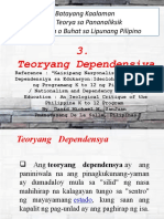 Teoryang Dependensiya PART 1