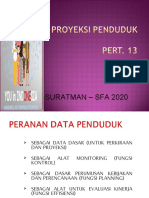 PERT 13 Proyeksi Penduduk Dan Interpolasi