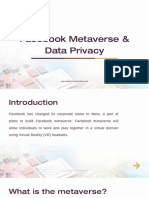 Facebook Metaverse & Data Privacy