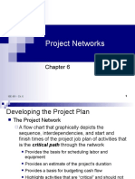 Project Networks: ISE 491 - Ch. 6 1