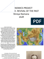Economics Project Silk Route-Revival of The Past Shreya Namana Draft