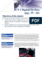 Objectives of This Chapter:: Chapter # 1 Digital Devices (Pgs. 19 - 26)