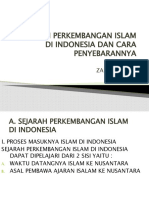 Bab 1 Sejarah Perkembangan Islam Di Indonesia Dan Car Penyebarannya