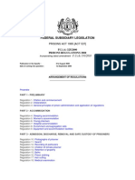 Federal Subsidiary Legislation: PRISONS ACT 1995 (ACT 537)