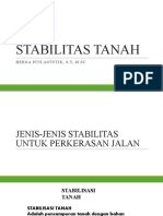 Jenis Stabilitas Tanah