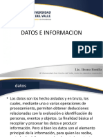 Datos e Informacion