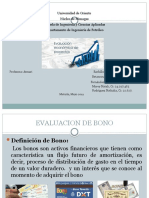 Valuacion de Bono