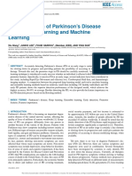Early Detection of Parkinson's Disease