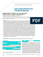 Designing Deep-Based Learning Flood Forecast Model With Convlstm Hybrid Algorithm