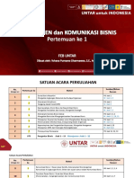 1 MANAJEMEN Dan KOMUNIKASI BISNIS