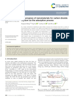 The Progress of Nanomaterials For Carbon Dioxide Capture Via The Adsorption Process