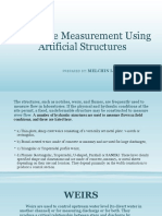 Discharge Measurement Using Artificial Structures: Melchin I. Lacayanga