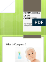 Fundamenta Ls of Computer: By: Reygina Mae S. Palaganas