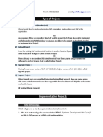 Project Types and 5 Phase