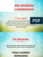 Slide PPT Dan Ice Breaking - Bahaya Penggunaan Narkoba