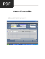 Consigned Inventory Flow: 1) Blanket Established For Consignment Pricing