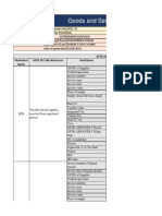 Goods and Services Tax - GSTR-2B: Worksheet Name GSTR-2B Table Reference Field Name GSTR-2B Data Entry Instructions