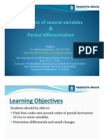 Busmath 1k Week13 Partial Differentiation and Application