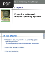 Chapter 4 - Protection in General-Purpose OS