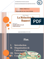 Redaction Du Rapport