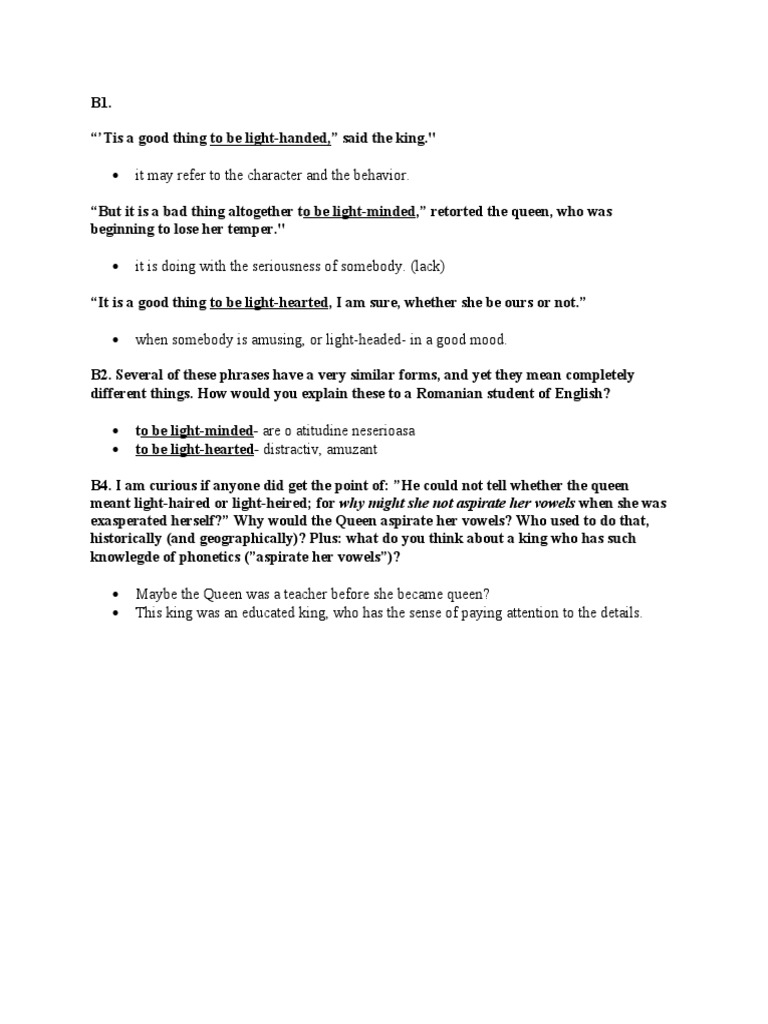 B Questions | PDF