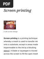 Screen Printing