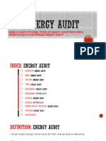 Energy Audit, It'S Need, Types of Energy Audit With Steps, Methodology For Detaled Energy Audit
