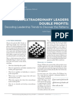 How Extraordinary Leaders Double Profits:: Decoding Leadership Trends To Discover The Patterns