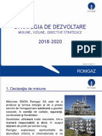 Strategia de Dezvoltare SNGN ROMGAZ SA 2018-2020