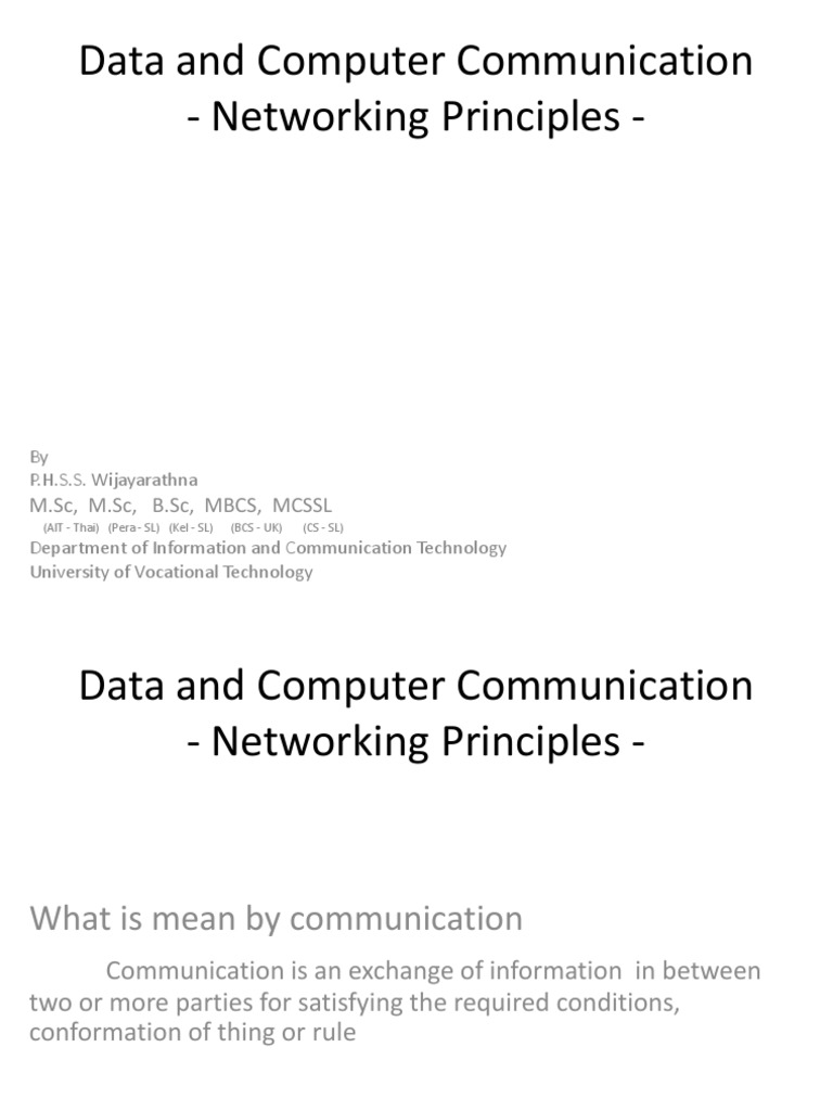 Understanding Networking Fundamentals An InDepth Look at Data