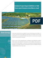 Detailed Project Report (DPR) For 2.7 MW Power Plant Burjesia Area (Basra, Iraq)