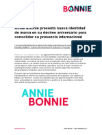 Annie Bonnie Rebrand - Agencia Madrid