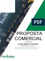 Proposta de recolha de resíduos e venda de contentores