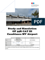 Study and Simulation GP 35R CAT III MV Airport