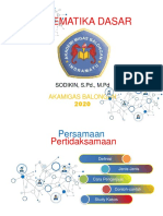 Matematika Dasar: Akamigas Balongan