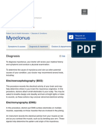 Myoclonus - Diagnosis and Treatment - Mayo Clinic