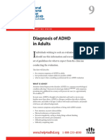 Diagnosis of ADHD in Adults 9