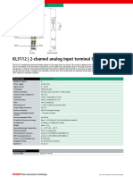 KL3112 - 2-Channel Analog Input Terminal 0 20 Ma