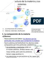 La Estructura de La Materia y Sus Sistemas