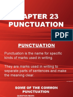 Chapter -23 Punctuation 