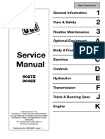 JCB 8032Z MINI EXCAVATOR Service Repair Manual SN899000 Onwards PDF