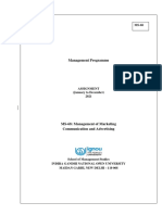 Management Programme: MS-68 MS-68